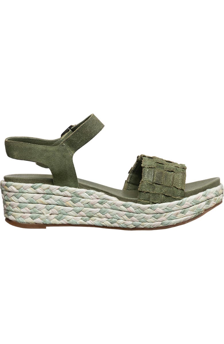 ANTELOPE Harlow Wedge Sandal, Alternate, color, Emerald