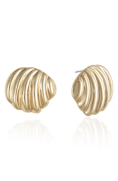 Croissant Stud Earrings