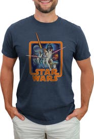 Star Wars Men's Star Wars Throwback  Graphic T-Shirt