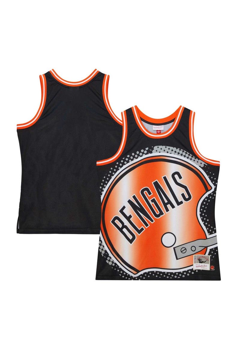 Men's Mitchell & Ness Black Cincinnati Bengals Big Face 7.0 Fashion Tank Top, Main, color, Black