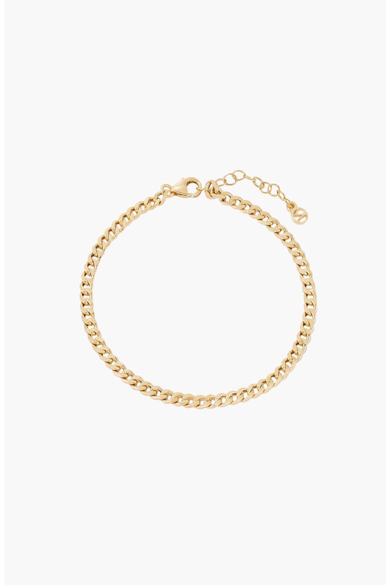 Curb Bracelet, Main, color, Yellow Gold