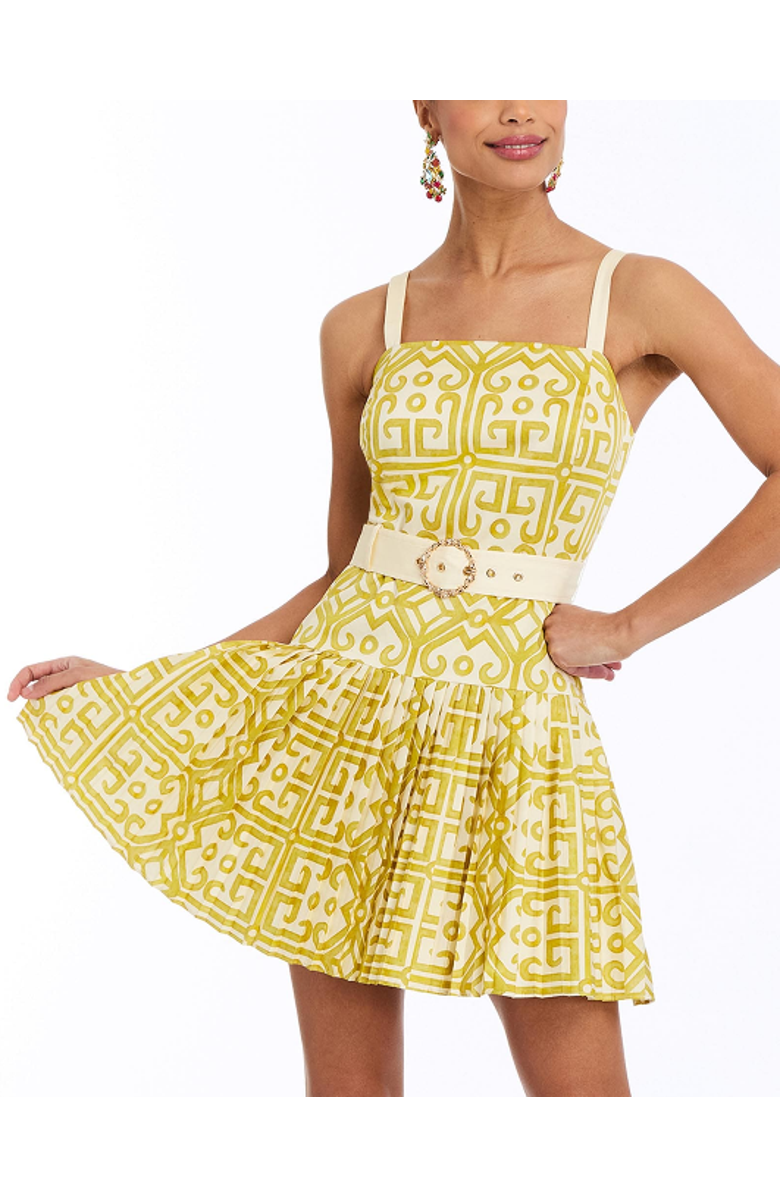 Mestiza New York Virginie Mini Dress, Alternate, color, Yellow