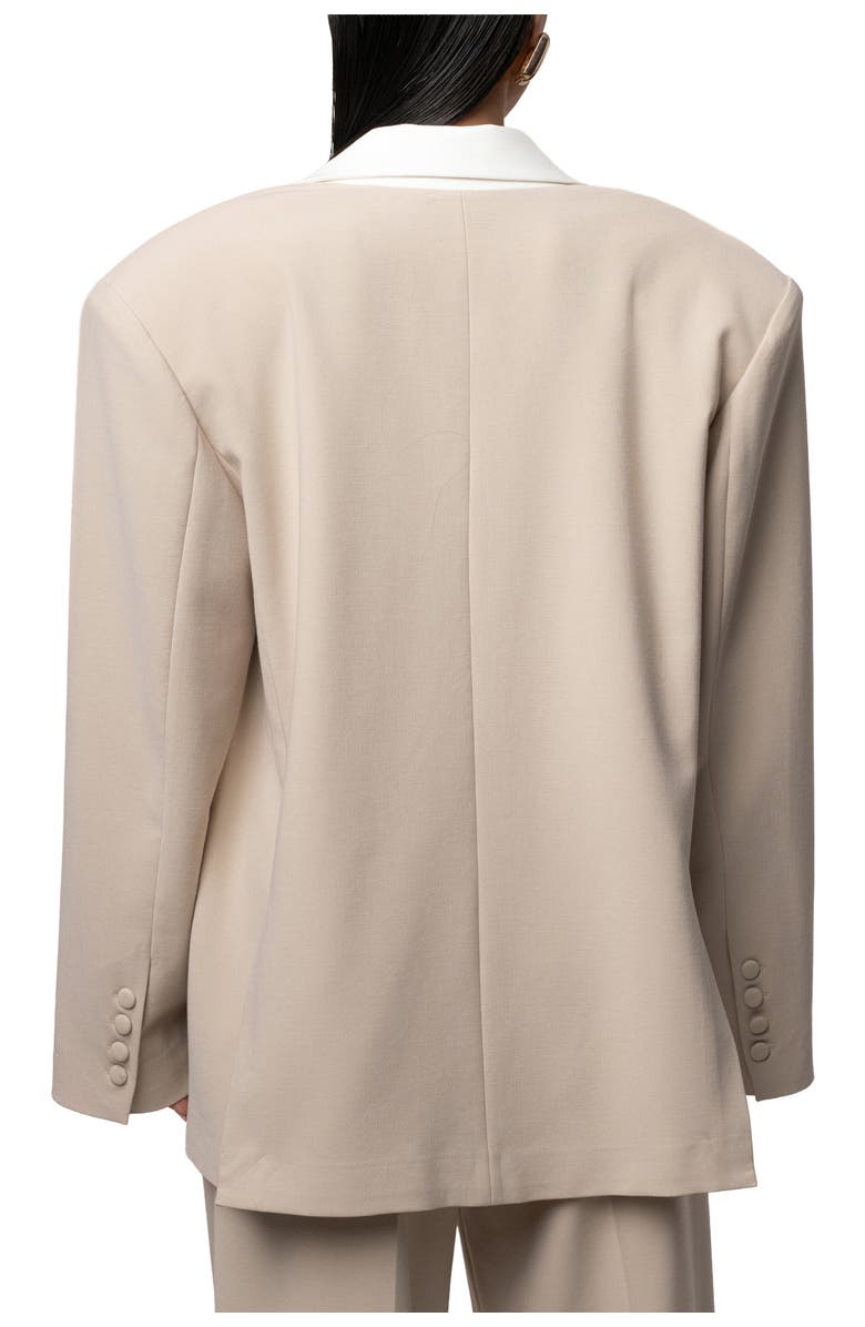 JLUXLABEL Command Oversized Blazer, Alternate, color, Beige