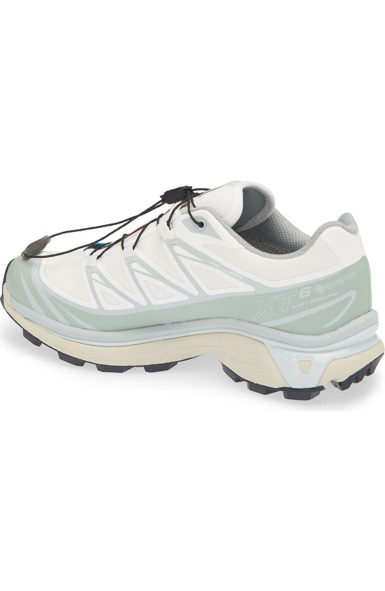 Salomon XT-6 Gore-Tex<sup>®</sup> Waterproof Sneaker, Alternate, color, White/ Green Milieu
