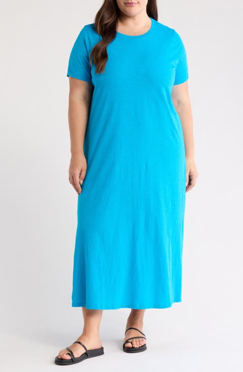 Organic Cotton Maxi Dress (Plus)