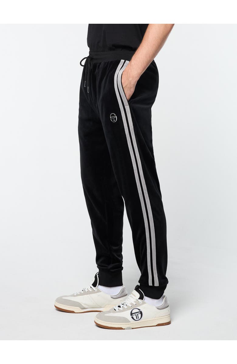 Sergio Tacchini Damarindo Velour Track Pant, Alternate, color, Black Beauty