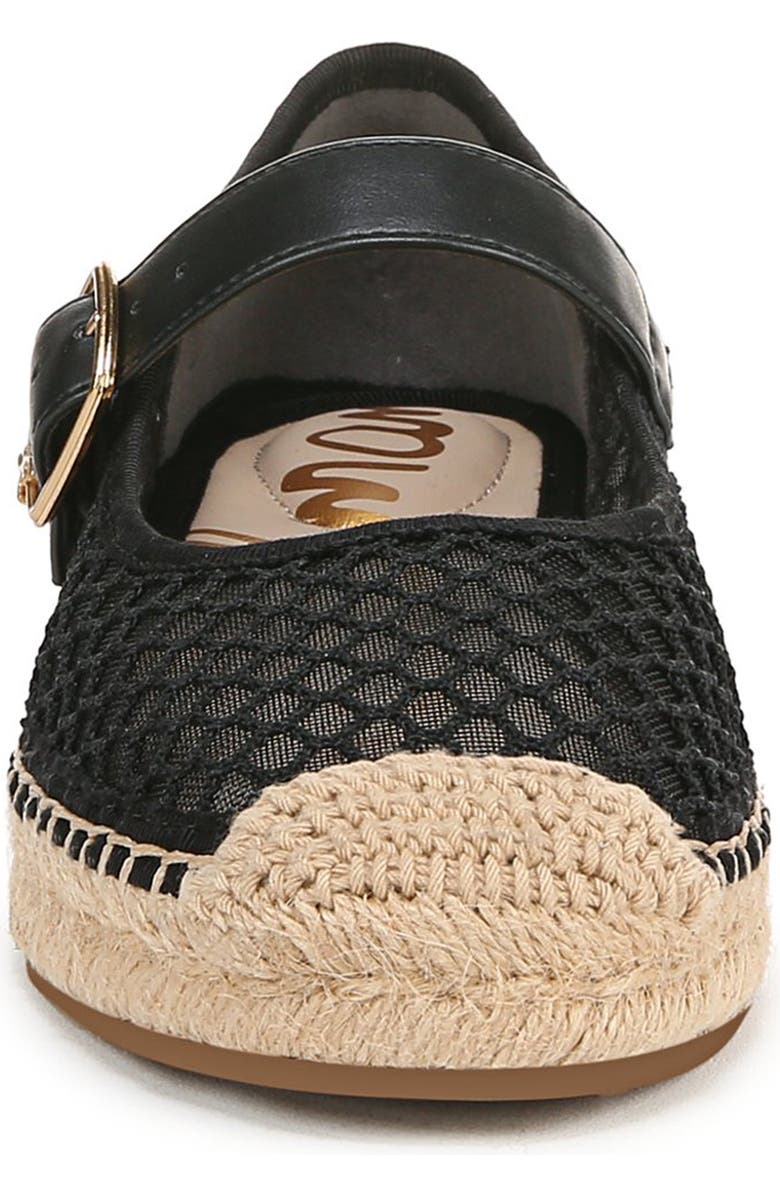 Sam Edelman Mackiemesh Mary Jane Platform Espadrille, Alternate, color, Black