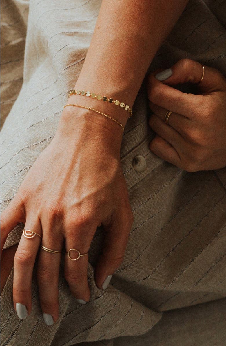 MADE BY MARY Satellite Bracelet, Alternate, color, Gold Filled