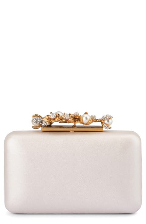 Gabriel Embellished Frame Clutch