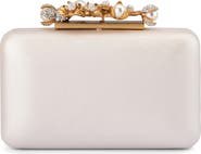 Olga Berg Gabriel Embellished Frame Clutch
