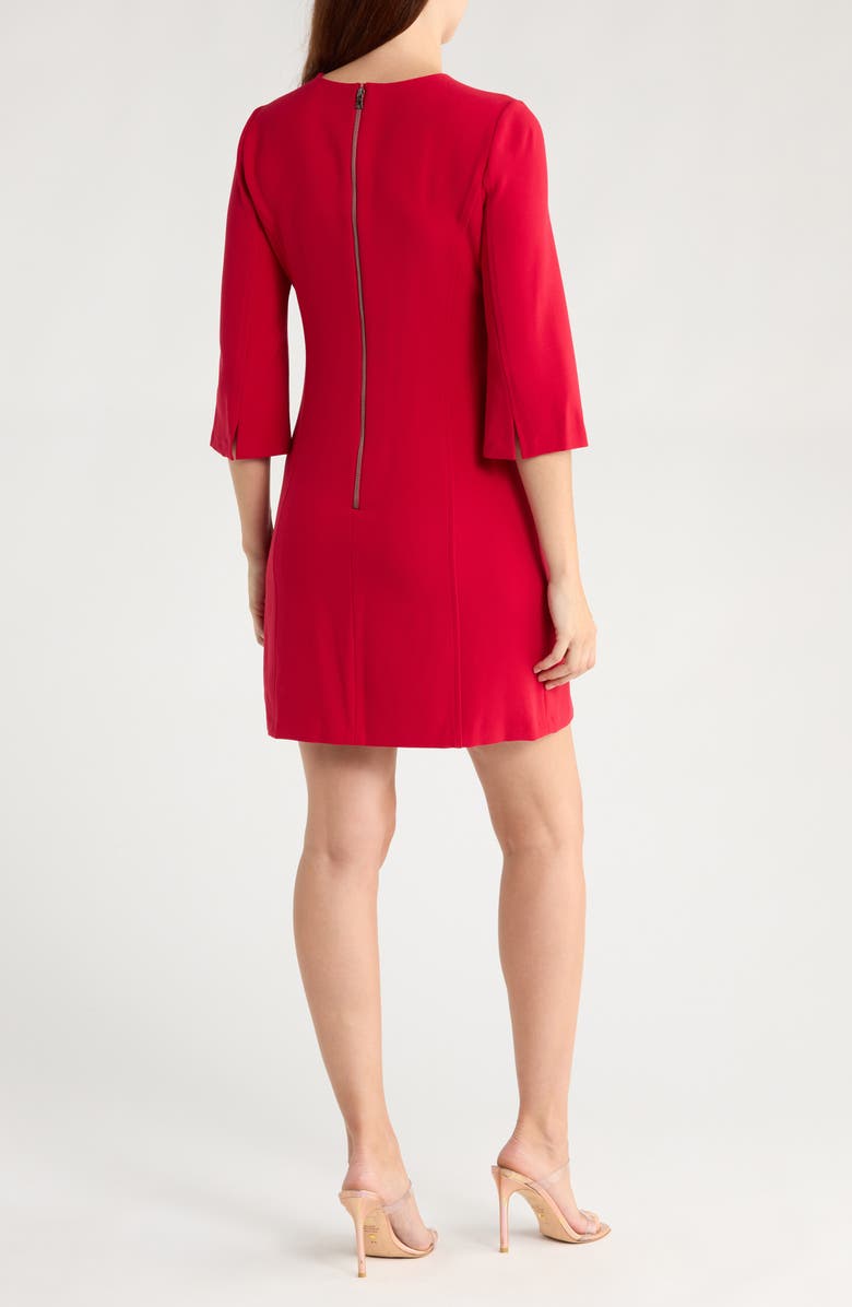 Alice + Olivia Gem Shift Dress, Alternate, color, Deep Ruby