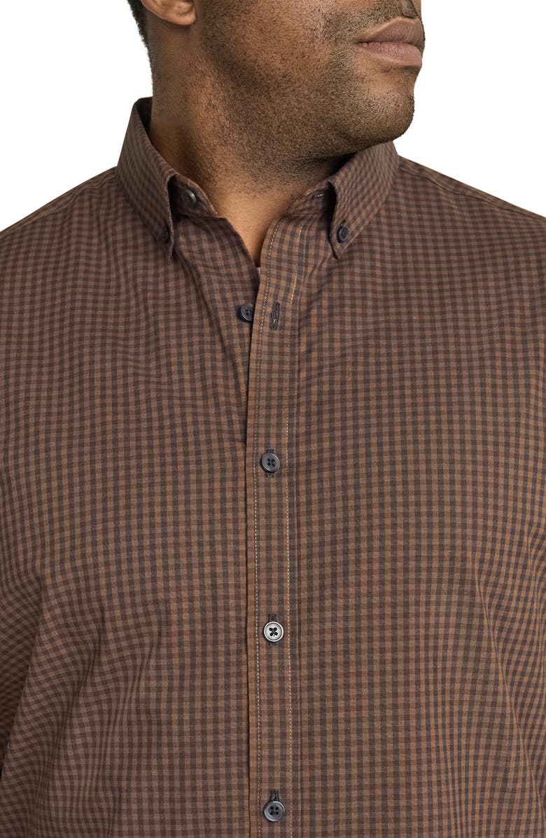Johnny Bigg Montreal Check Stretch Cotton Button-Down Shirt, Alternate, color,
