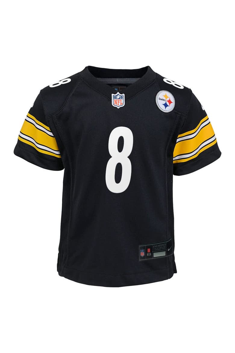 Youth Nike Aaron Rodgers Black Pittsburgh Steelers Game Jersey, Alternate, color, Black