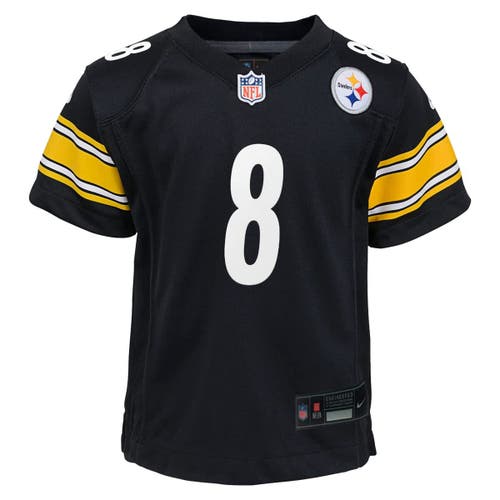 Nike Youth Aaron Rodgers Black Pittsburgh Steelers Game Jersey In Black