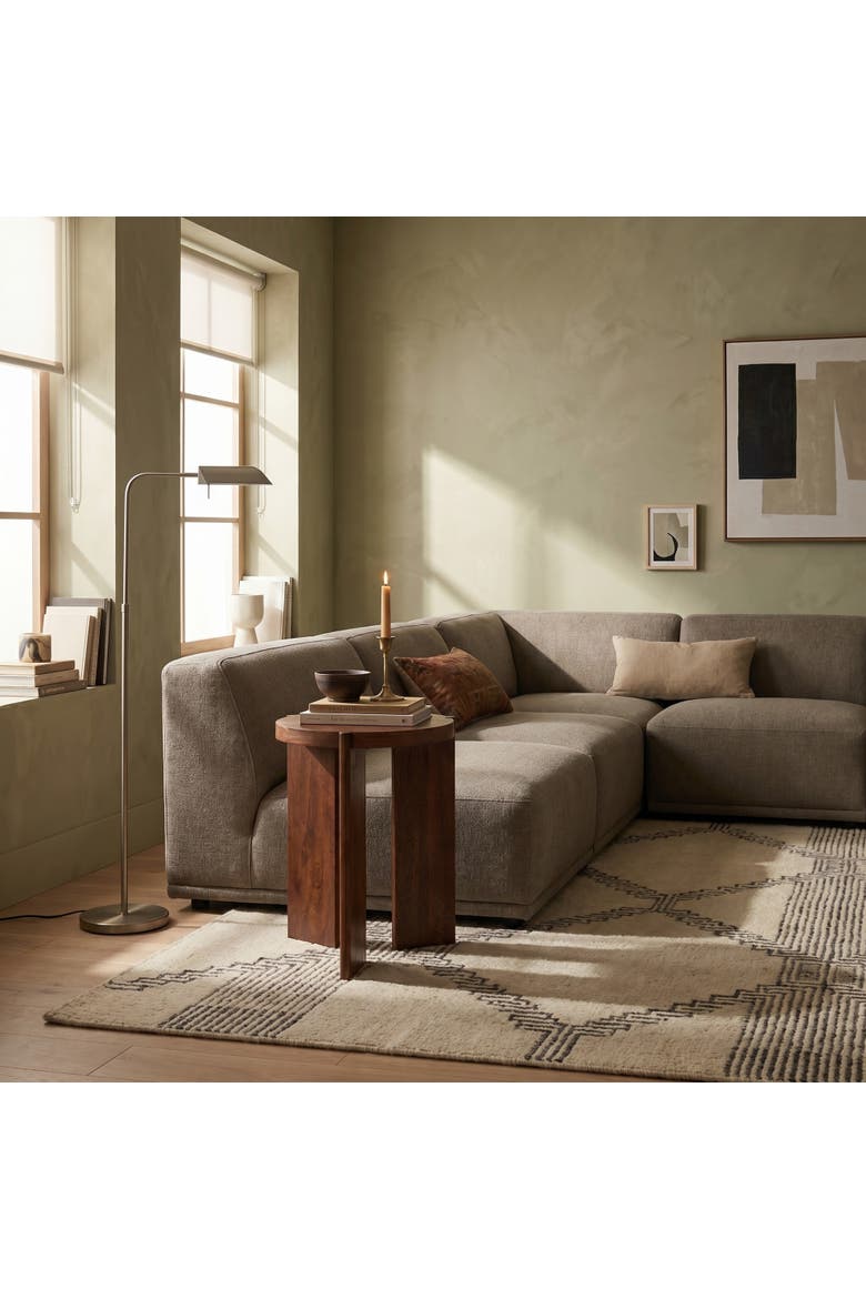 Side Table, Alternate, color, Brown