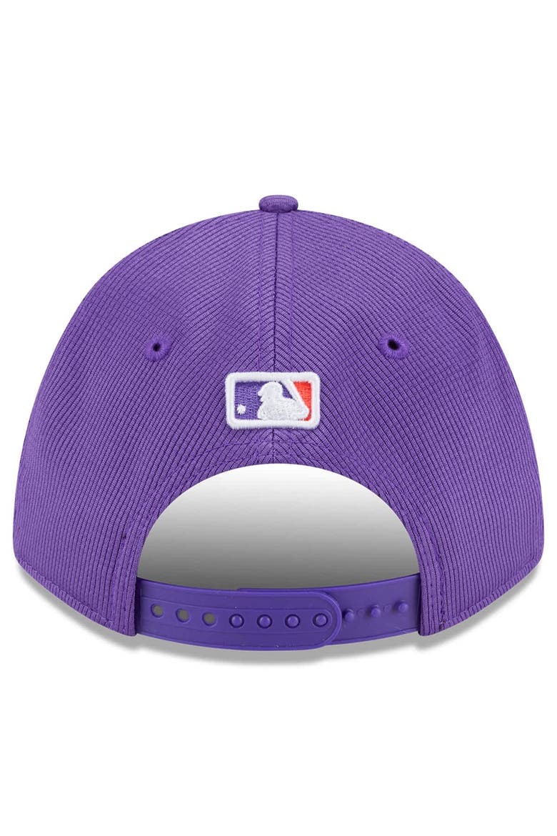 Men's New Era Purple Colorado Rockies 2025 City Connect Batting Practice 9FORTY Adjustable Hat, Alternate, color, Purple