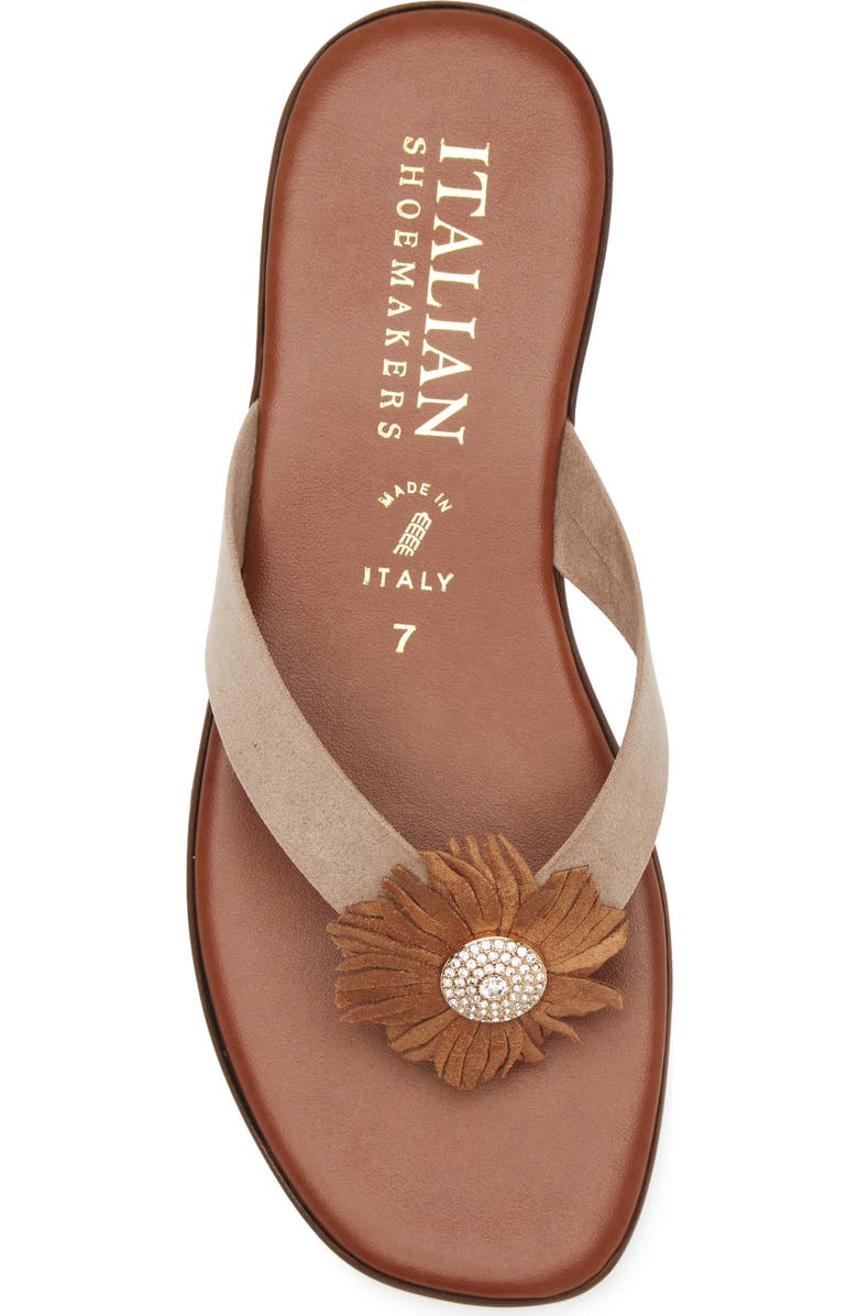 ITALIAN SHOEMAKERS Olaina Flower Sandal, Alternate, color,