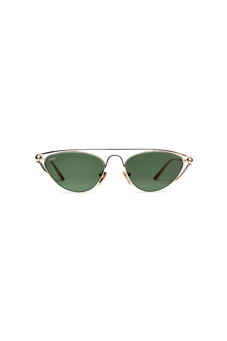 Julia Sunglasses, Main, color, Yellow Gold Titanium