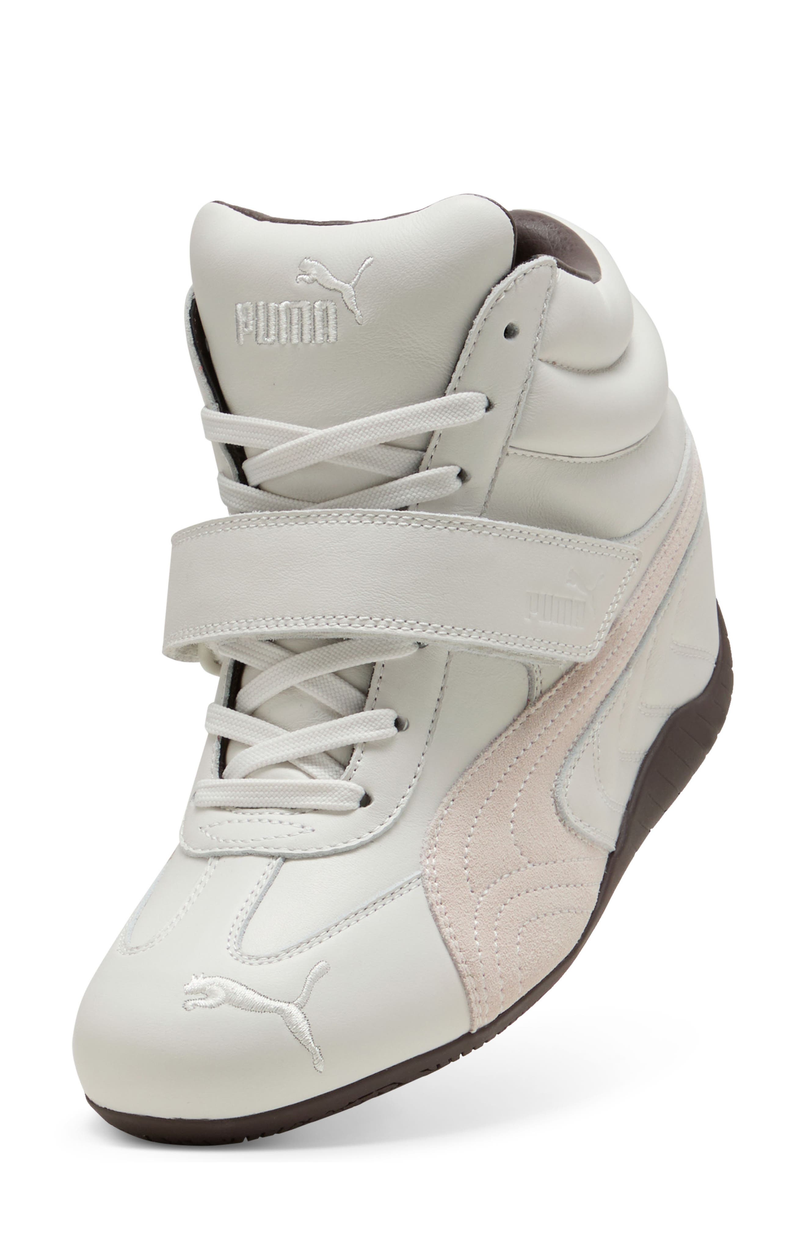 PUMA Speedcat Wedge Leather Sneaker, Alternate, color, 