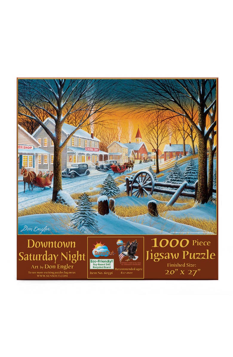 Sunsout Downtown Saturday Night 1000 piece Jigsaw Puzzle for Adults, Alternate, color, Multicolor