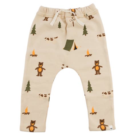 Camping Print Brooklyn Jogger- Infant