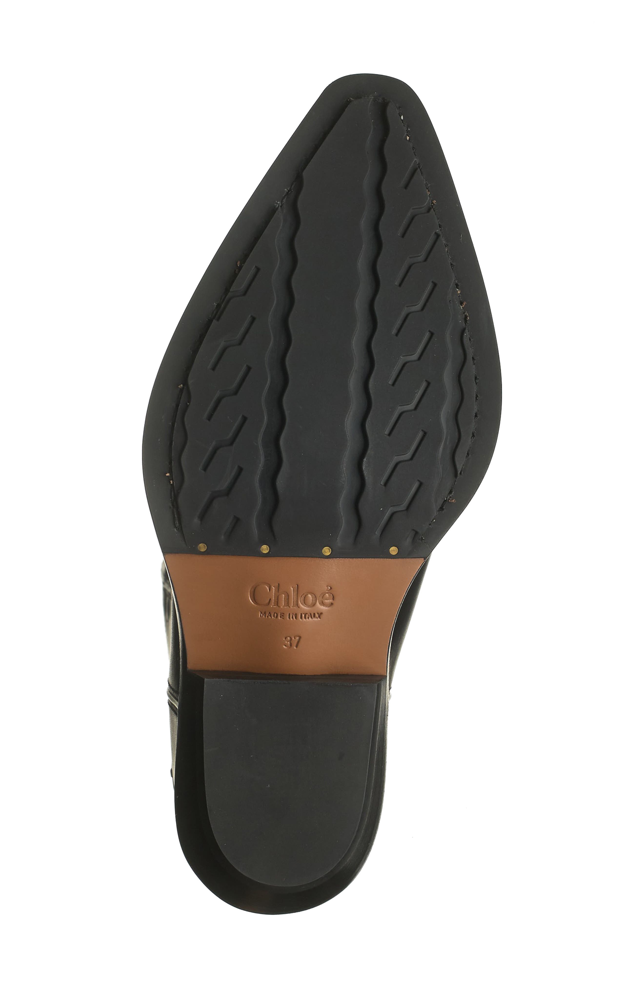 Chloé Nellie Western Boot, Alternate, color, Black