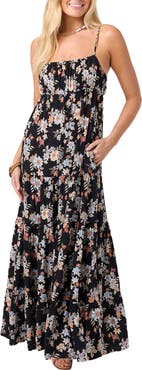 O'Neill Lillie Floral Maxi Dress