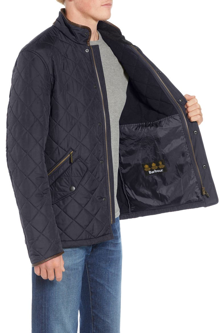 Powell Diamond Quilted Jacket, Alternate, color, NAVY