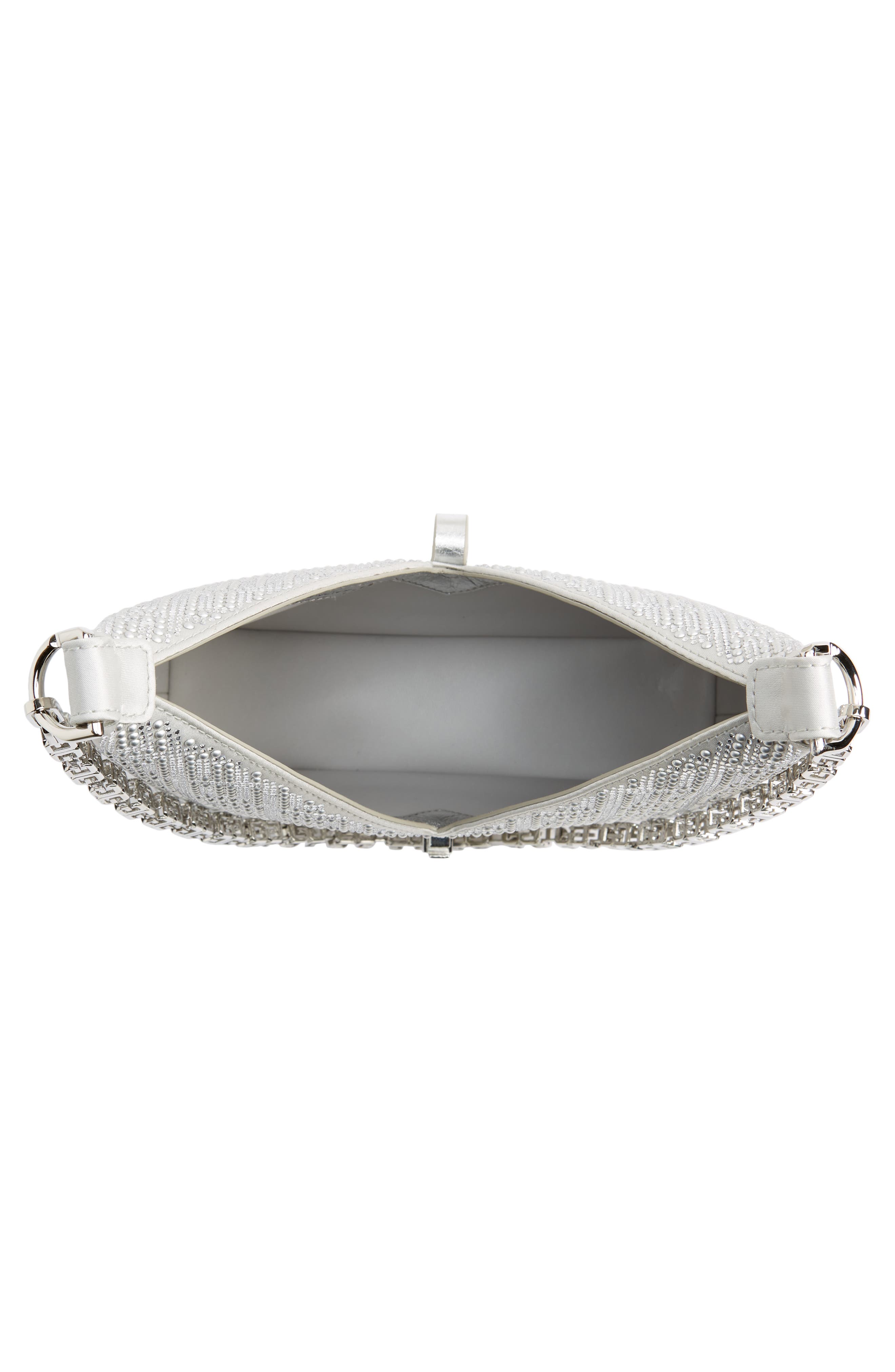 Givenchy Mini Cutout Crystal Embellished Shoulder Bag, Alternate, color, 