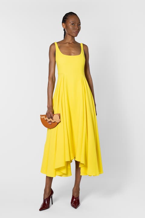 Awn Crepe Floaty Midi Dress