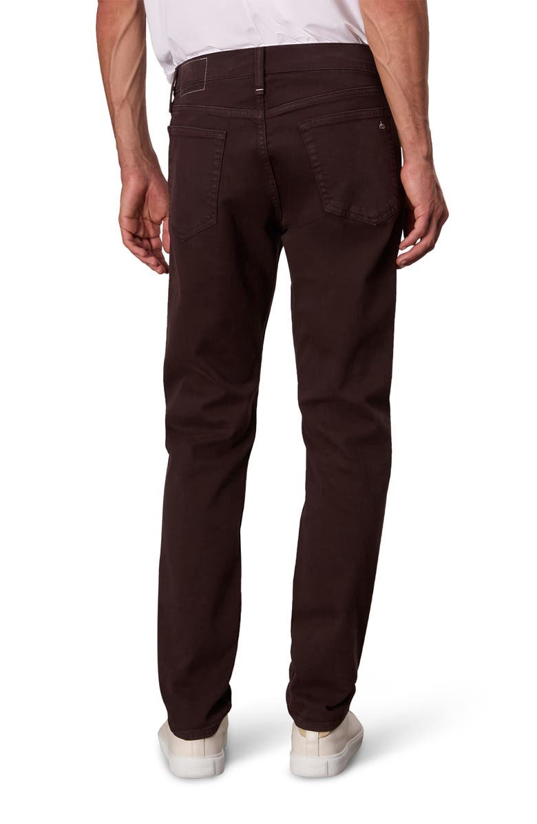 rag & bone Fit 2 Aero Stretch Slim Fit Jeans, Alternate, color, Darkred