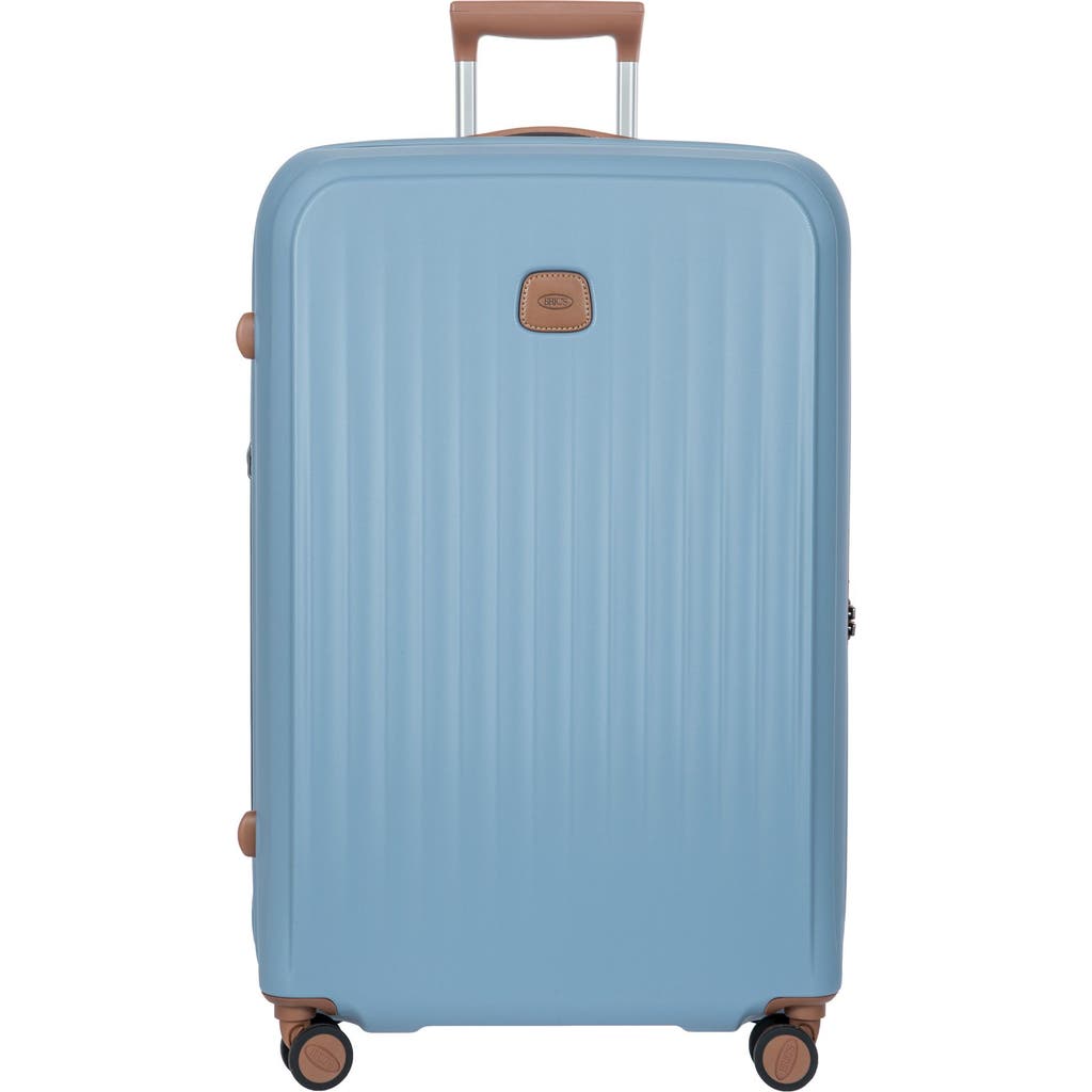 Bric's Taormina Hardside Expandable 30" Large Checked Spinner Luggage In Sky