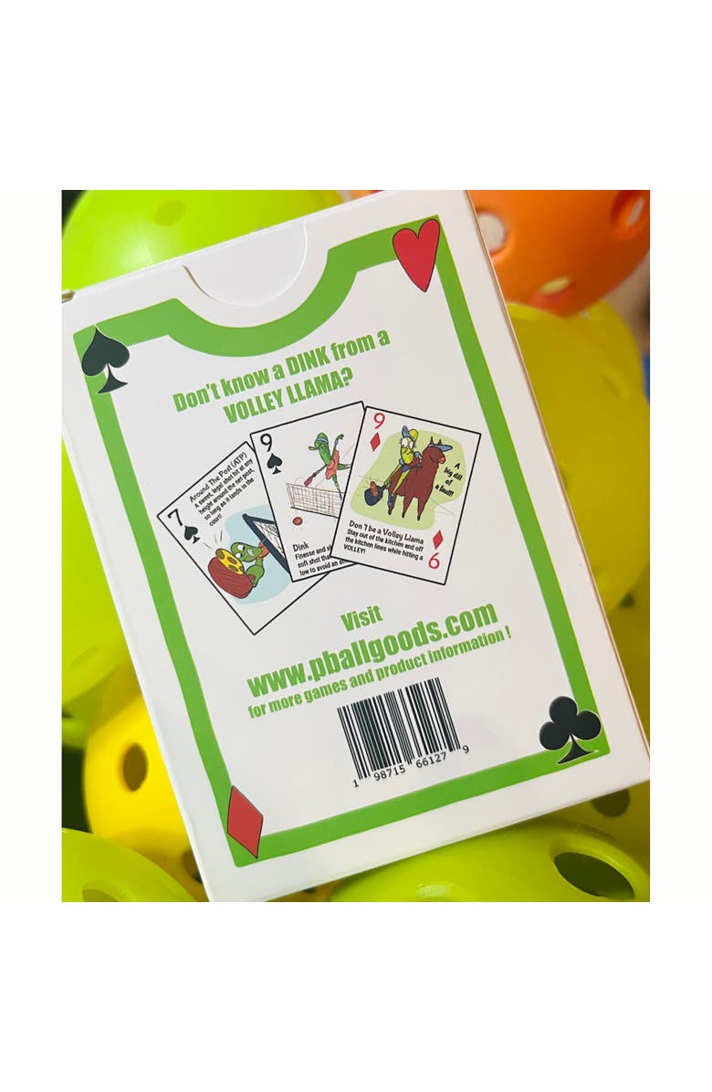 Pickleball Slam Playing Cards Classic Deck With Slang, Shots, Tips, Alternate, color, Multicolored