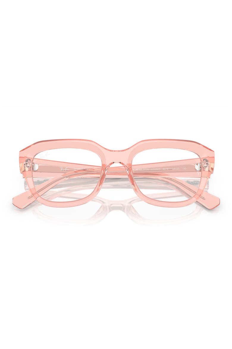 0RX7225 54mm Square Optical Glasses, Alternate, color, TRANSPARENT PINK
