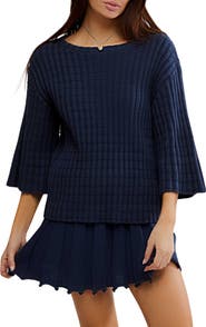 Free People Kenzie Sweater & Skirt Set