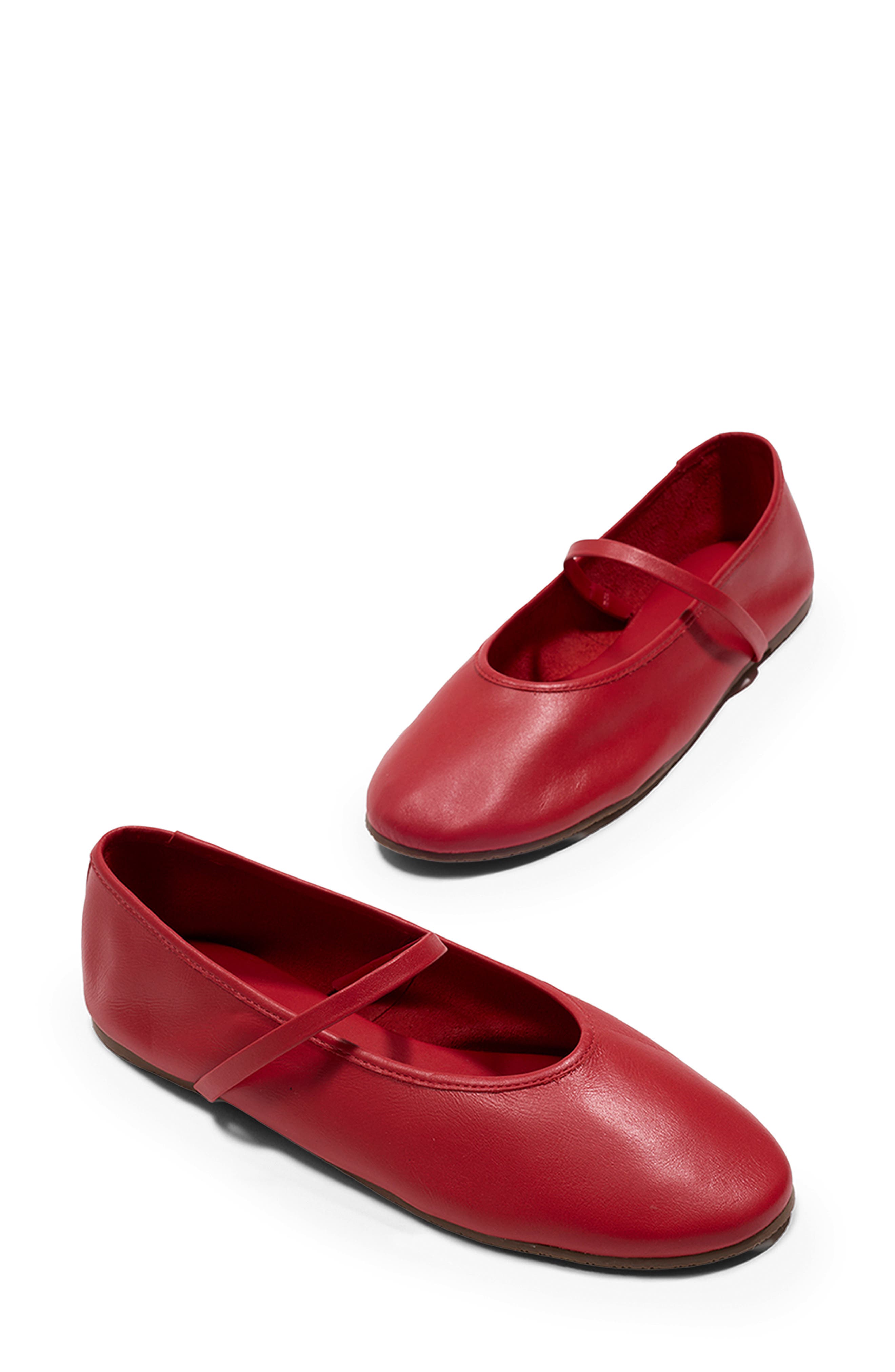 Reese Mary Jane Flat, Alternate, color, CLARET