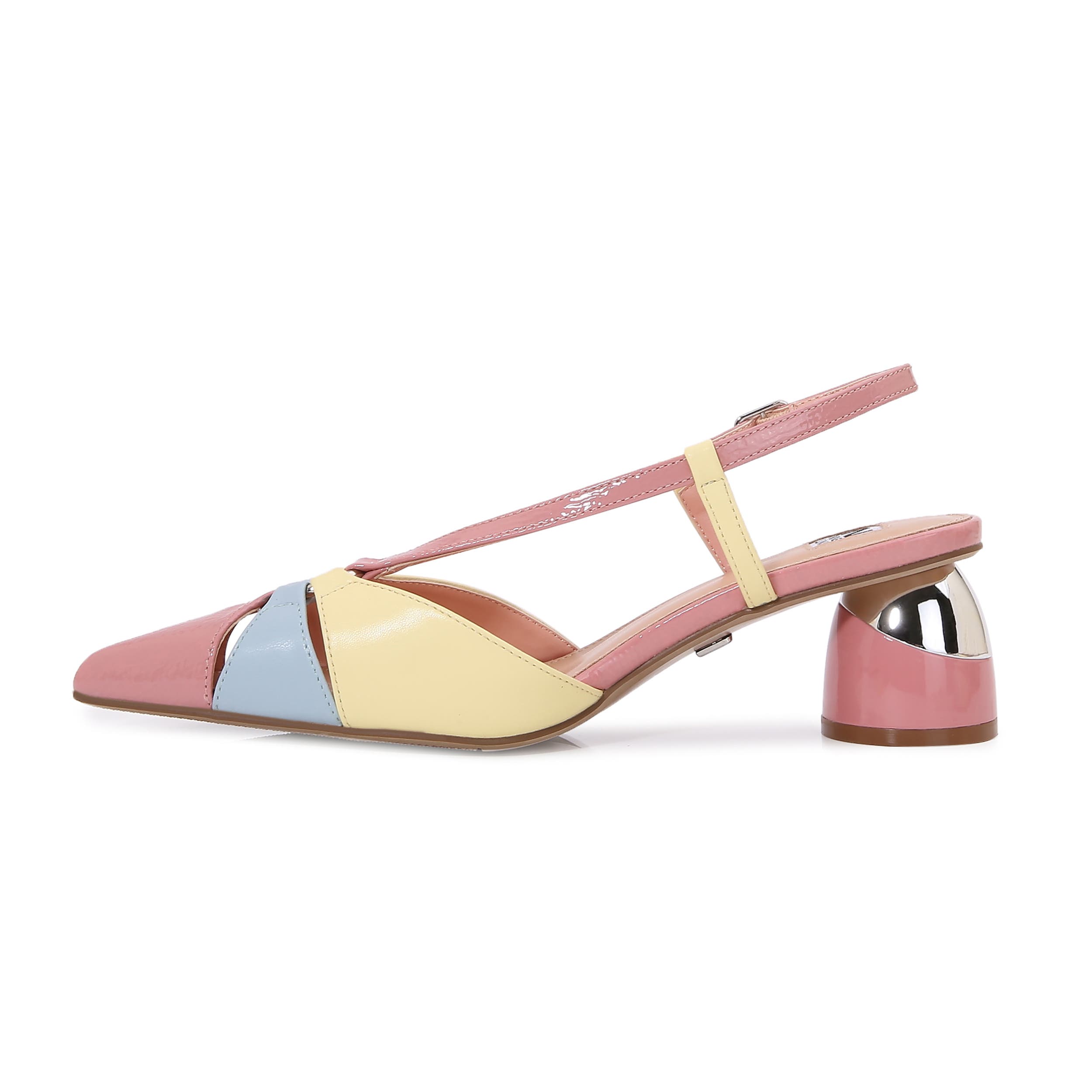 Sarah, Slingback Pump, Alternate, color, Coral Multi