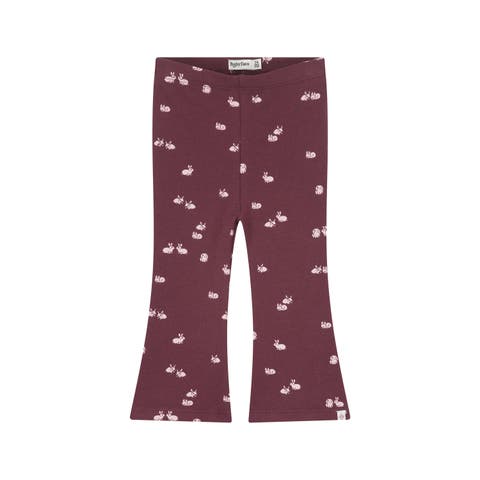 Bunny Print Flared Leggings (baby)