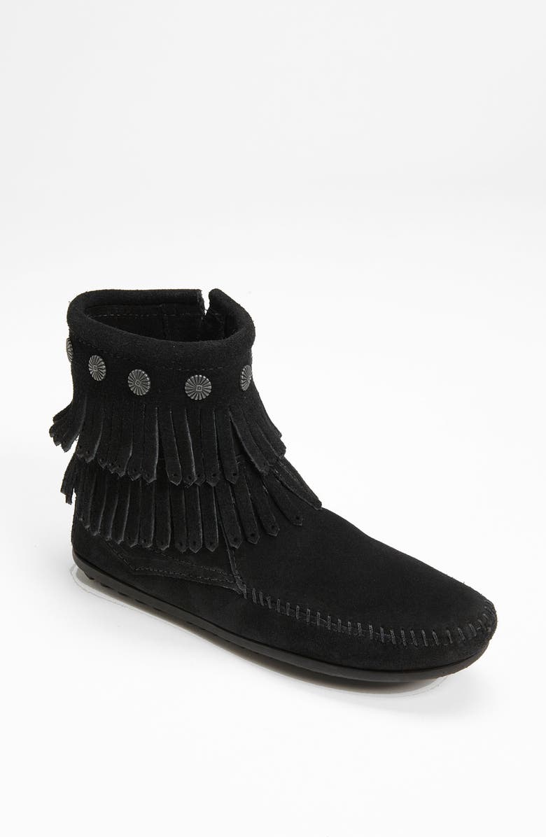 Minnetonka Double Fringe Boot, Main, color,