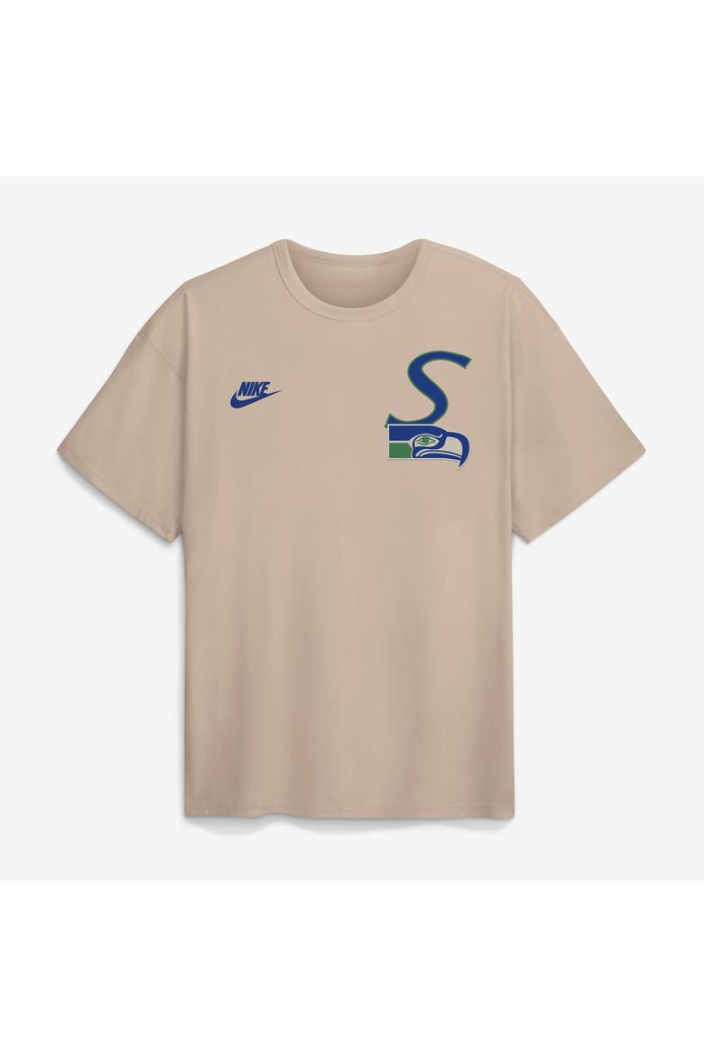 Men's Nike Sand Seattle Seahawks Night Primary Max90 T-Shirt, Alternate, color, Sand