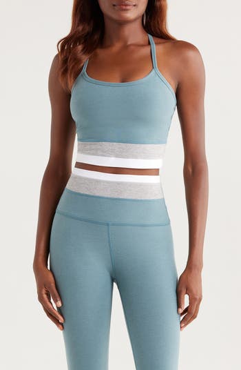 Colorblock Space Dye Crop Tank Top