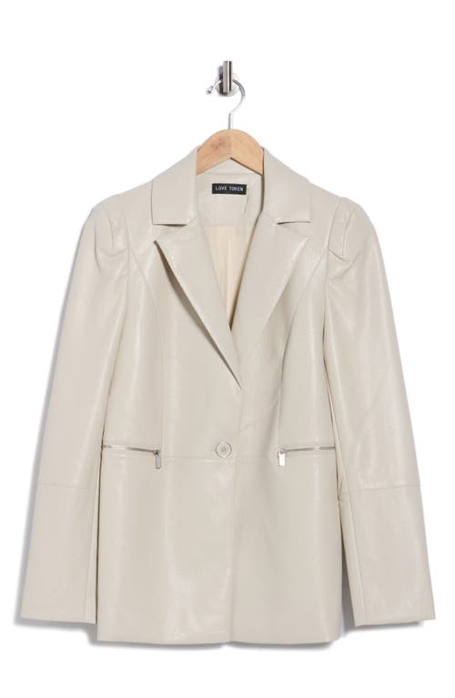 Love Token Ariella Blazer In White