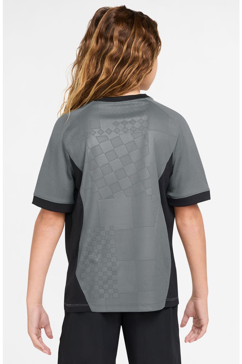 Kids' Multi Renew Performance Mesh Soccer Jersey, Alternate, color, SMOKE GREY/ BLACK/ WHITE