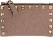 Valentino Garavani Rockstud Zip Coin & Card Pouch
