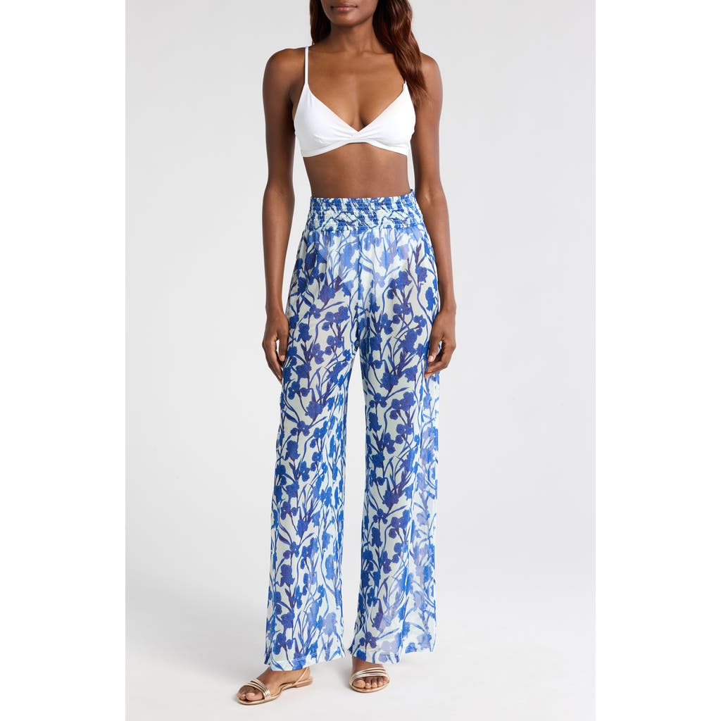 Hutch Eliza Floral Cover-Up Pants in Cob Vining Orchids  product
