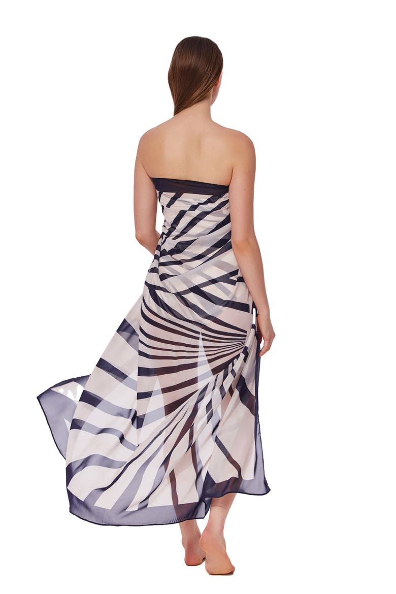 Desert Queen Pareo Cover-Up, Alternate, color, Smoke-Cream