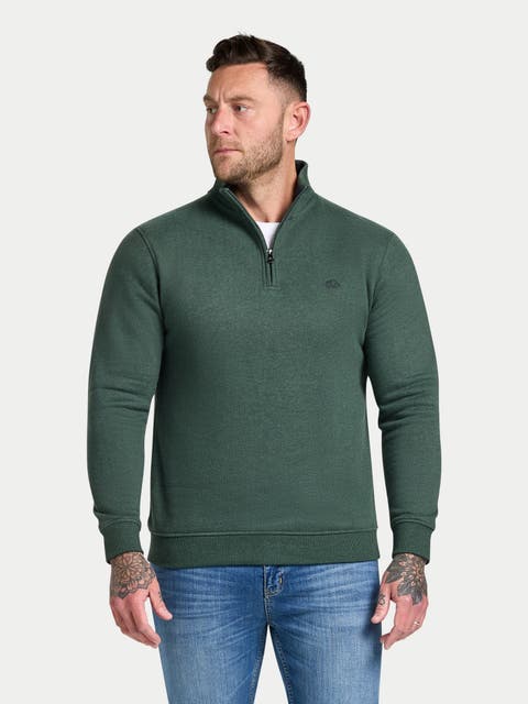 Classic Jersey Quarter Zip Sweatshirt