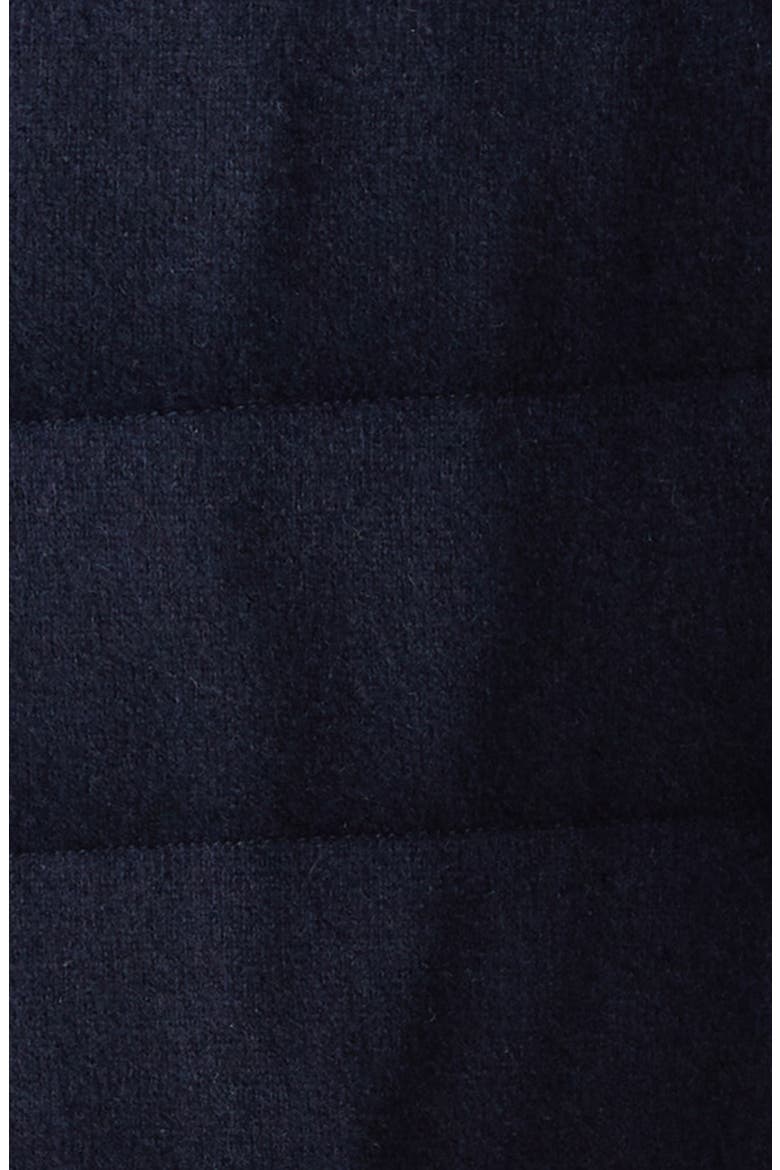 Oasi Quilted Water Repellent Cashmere Down Shirt Jacket, Alternate, color, NAVY