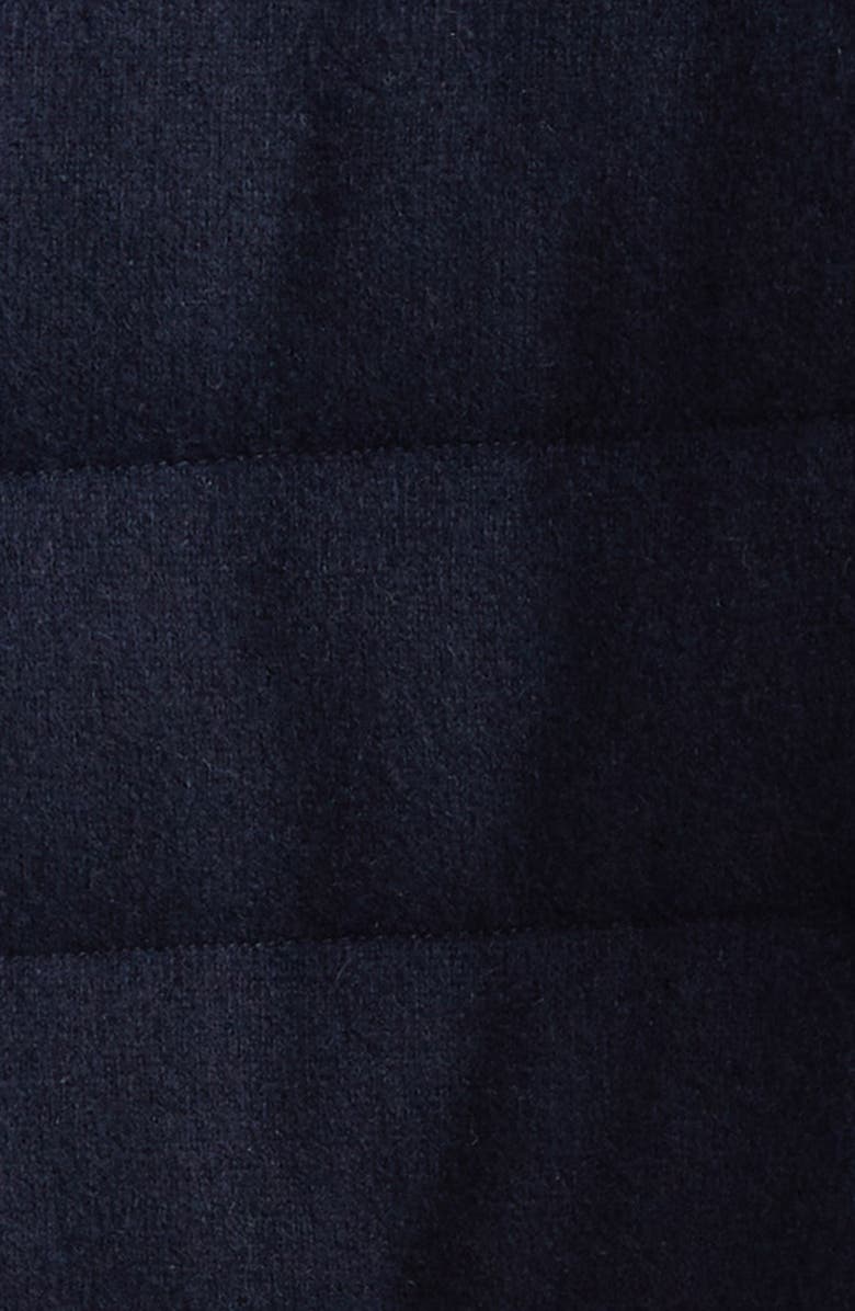 ZEGNA Oasi Quilted Water Repellent Cashmere Down Shirt Jacket, Alternate, color, Navy