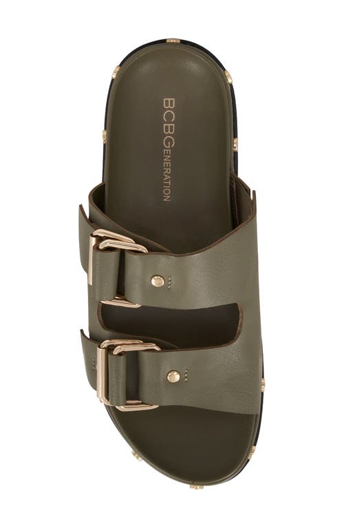 Bcbgeneration Bamba Platform Sandal In Burnt Olive